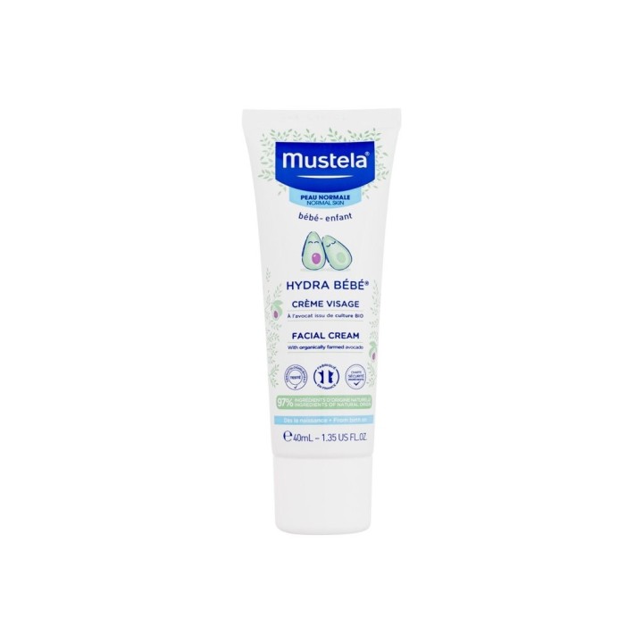 Mustela Hydra Bébé Facial Cream – Denný pleťový krém pre deti