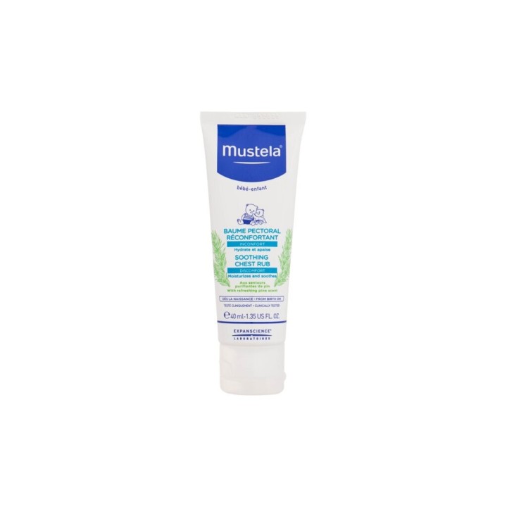 Mustela Bébé Soothing Chest Rub – Telový balzam pre deti