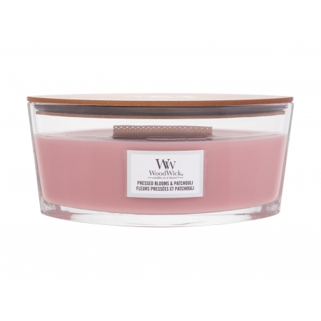 WoodWick Pressed Blooms & Patchouli (vonná sviečka)