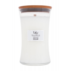 WoodWick White Teak (vonná sviečka)