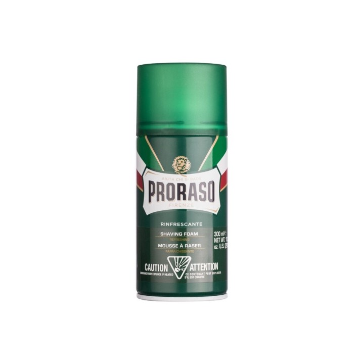PRORASO Green Shaving Foam – Pena na holenie pre mužov