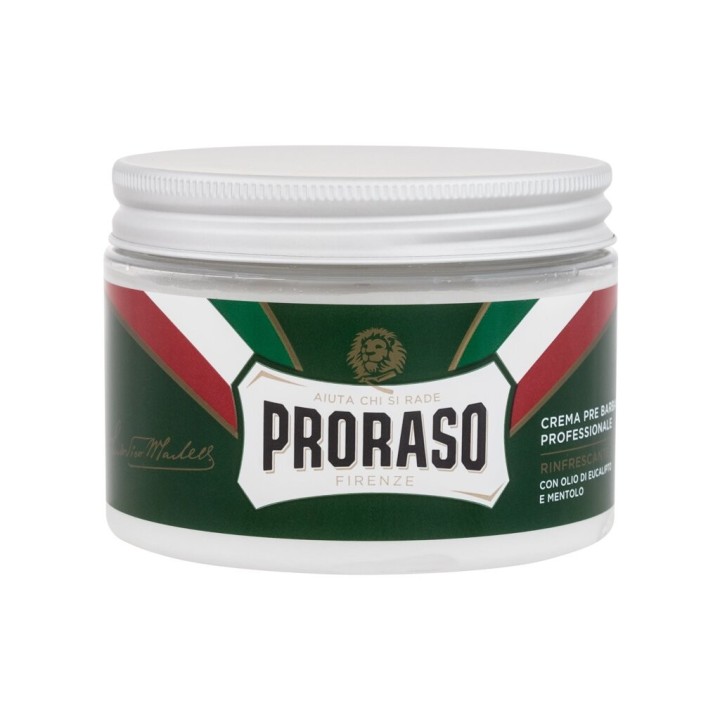 PRORASO Green Pre-Shave Cream – Prípravok pred holením pre mužov