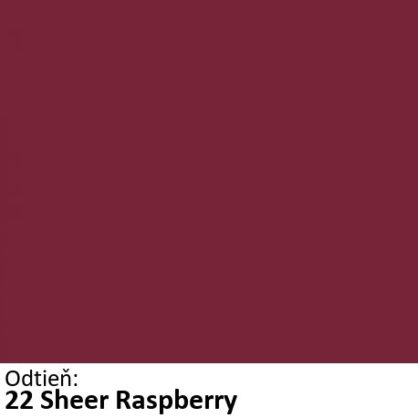 22 Sheer Raspberry