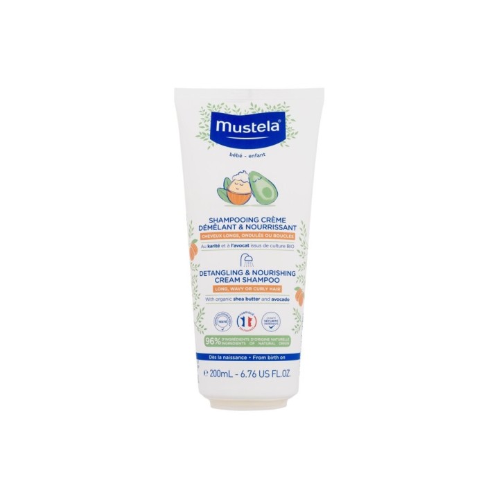 Mustela Bébé Detangling & Nourishing Cream Shampoo – Šampón pre…