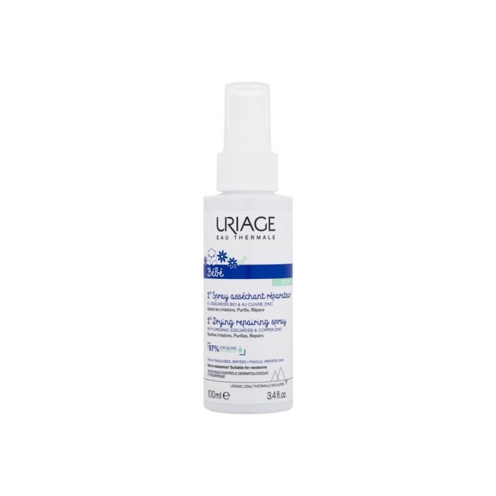 Uriage Bébé 1st Drying Repairing Spray – Telová voda pre deti