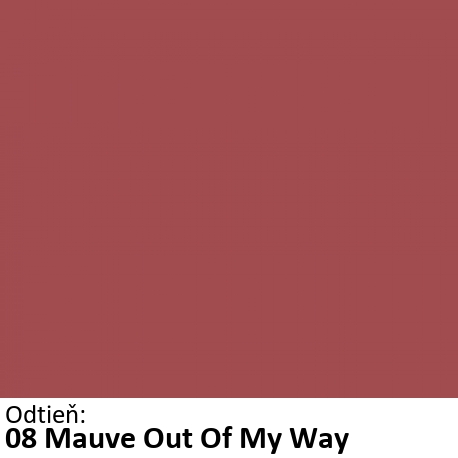 08 Mauve Out Of My Way