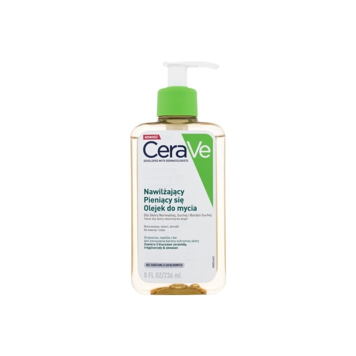 CeraVe Facial Cleansers Hydrating Foaming Oil Cleanser…