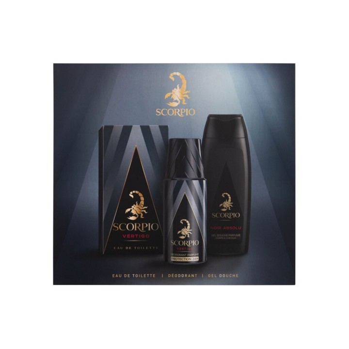Scorpio Vertigo – Toaletná voda pre mužov 75 ml darčekový set