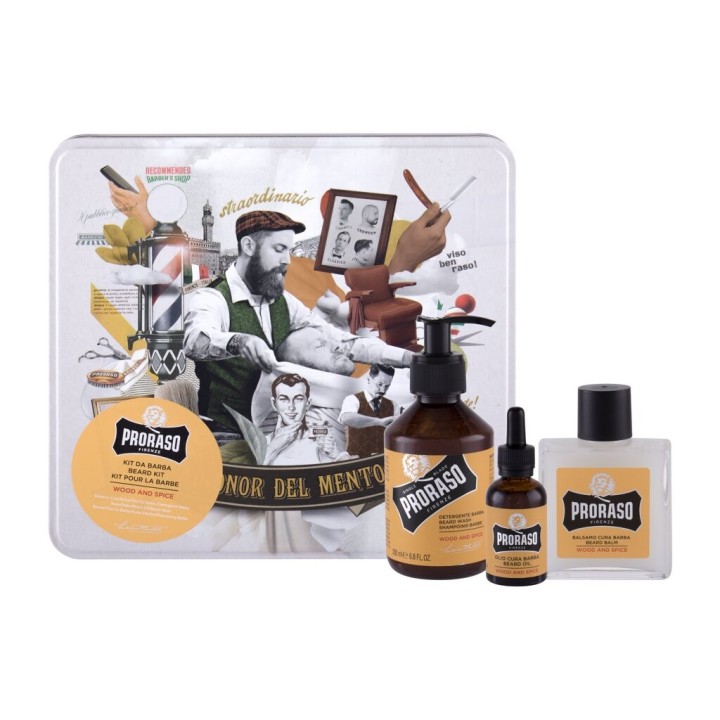PRORASO Wood & Spice Beard Wash – Šampón na fúzy pre mužov 200…