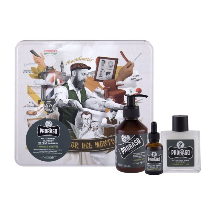 PRORASO Cypress & Vetyver Beard Wash – Šampón na fúzy pre mužov…
