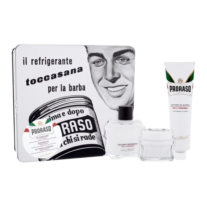 PRORASO White – Balzam po holení pre mužov 100 ml darčekový set