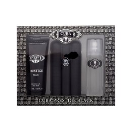 Cuba Prestige Black – Toaletná voda pre mužov 90 ml darčekový set