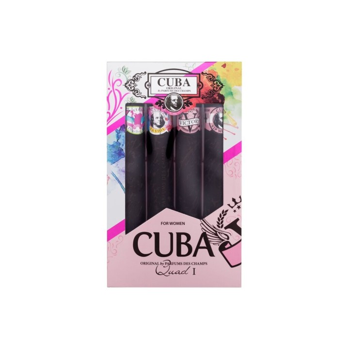 Cuba Quad I – Parfumovaná voda pre ženy 35 ml darčekový set
