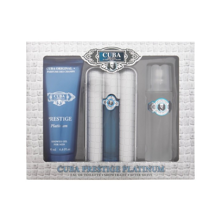 Cuba Prestige Platinum – Toaletná voda pre mužov 90 ml darčekový…