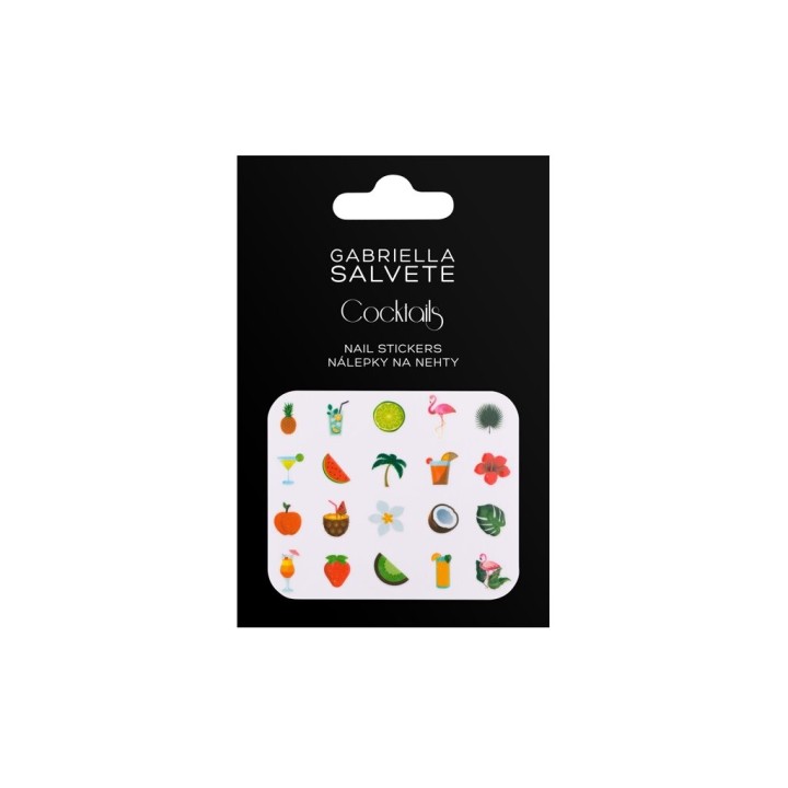 Gabriella Salvete Cocktails Nail Stickers – Ozdoby na nechty pre…