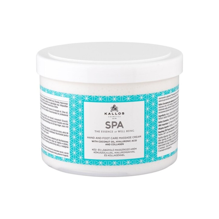Kallos Cosmetics SPA Hand And Foot Massage Cream – Telový krém…