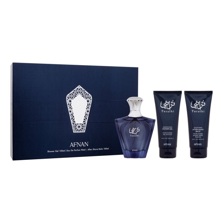 Afnan Turathi Blue – Parfumovaná voda pre mužov darčekový set