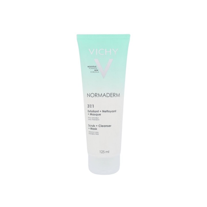 Vichy Normaderm 3in1 Scrub + Cleanser + Mask – Peeling pre ženy